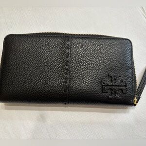 Tory Burch Black Leather Wallet